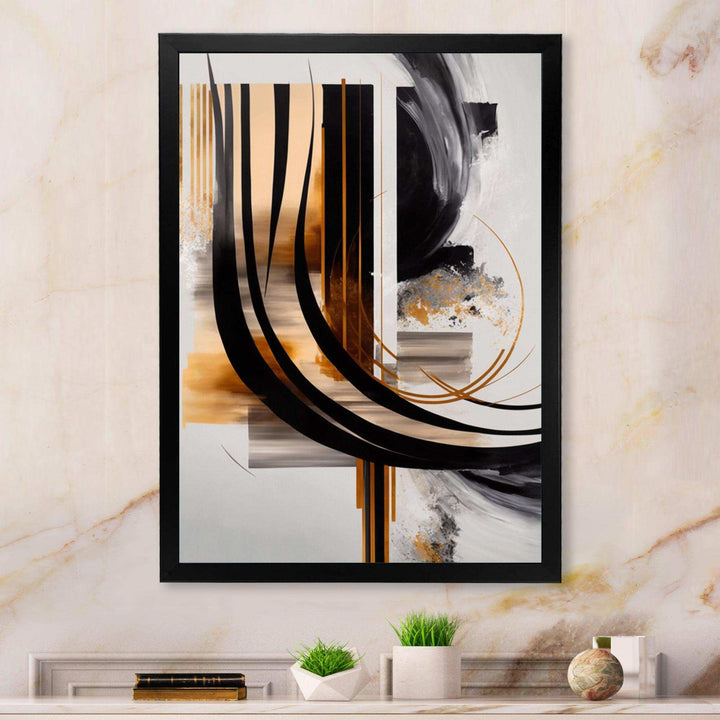 Gold Touch Art Deco III - Modern Bedroom Wall Art