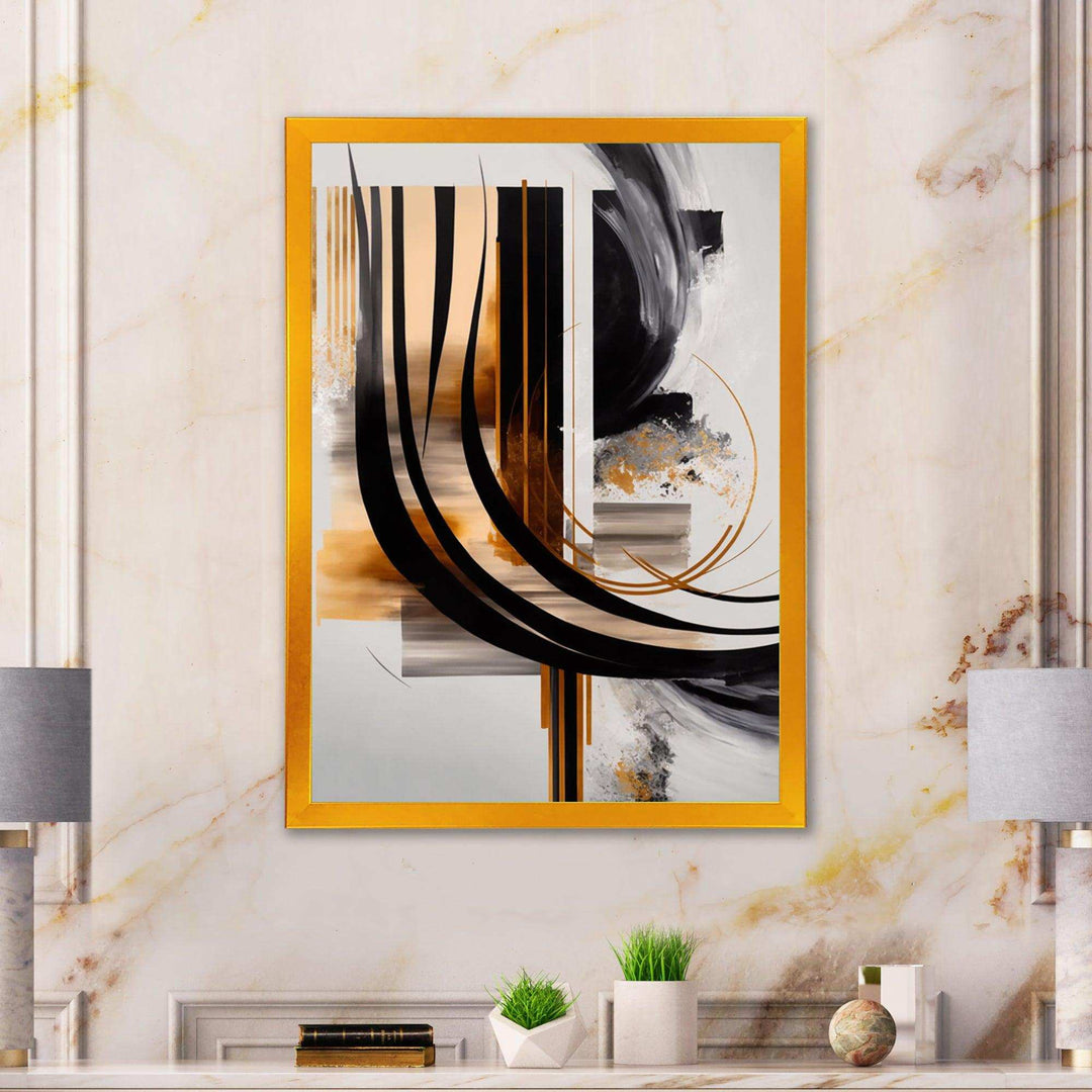 Gold Touch Art Deco III - Modern Bedroom Wall Art