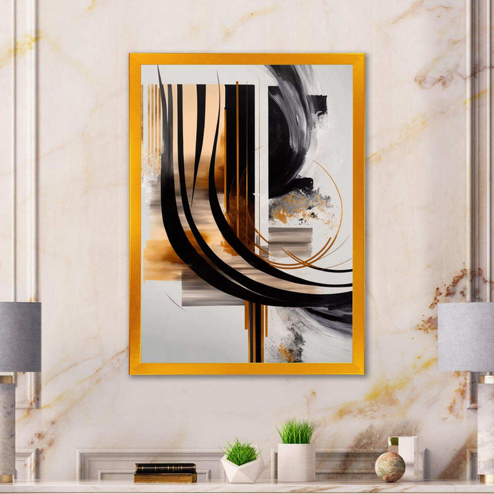 Gold Touch Art Deco III - Modern Bedroom Wall Art