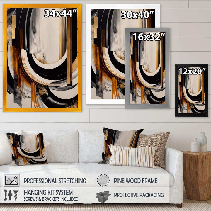 Gold Touch Art Deco IV - Modern Wall Art Prints