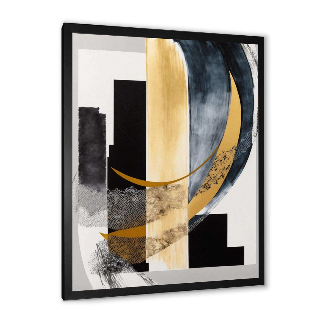 Glam Art Deco Abstract I - Modern Canvas Wall Art