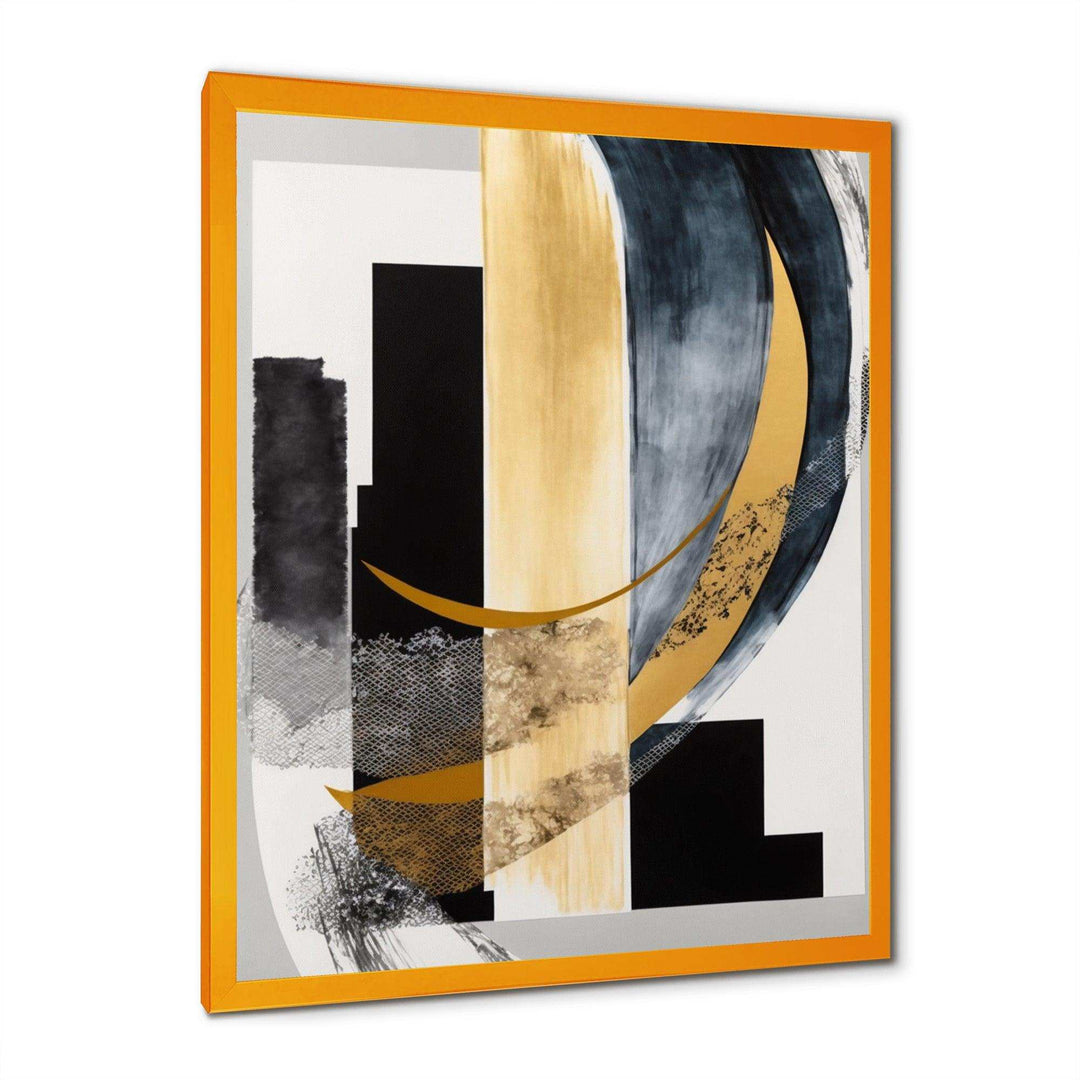 Glam Art Deco Abstract I - Modern Canvas Wall Art