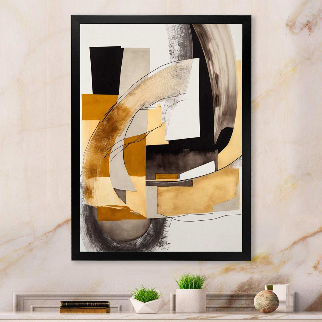 Glam Art Deco Abstract IV - Modern Bedroom Wall Art