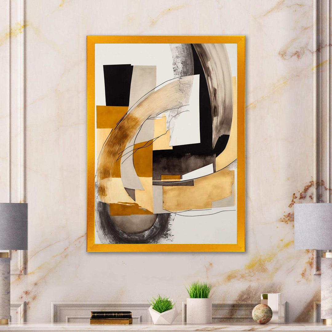 Glam Art Deco Abstract IV - Modern Bedroom Wall Art