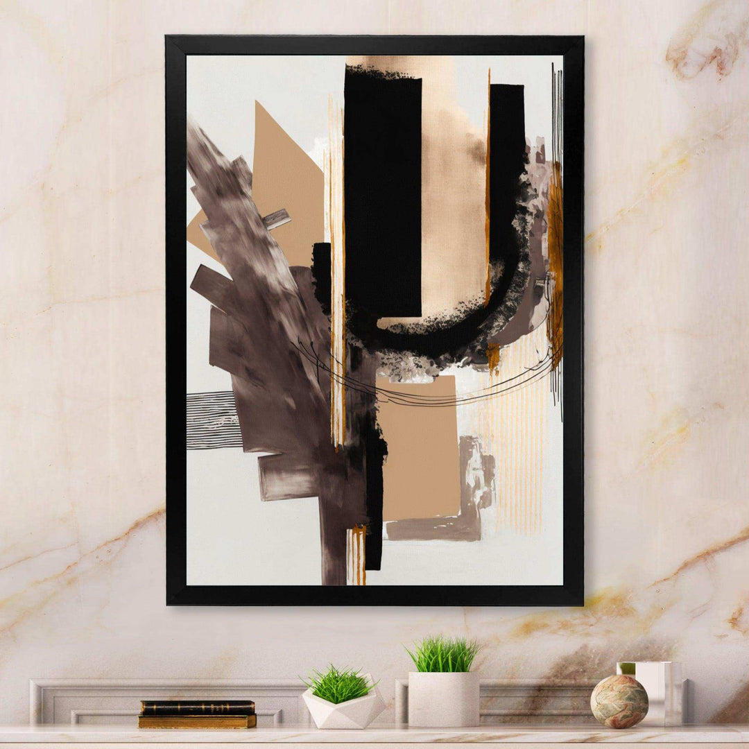 Warm Watercolor Abstract I - Modern Wall Art Prints