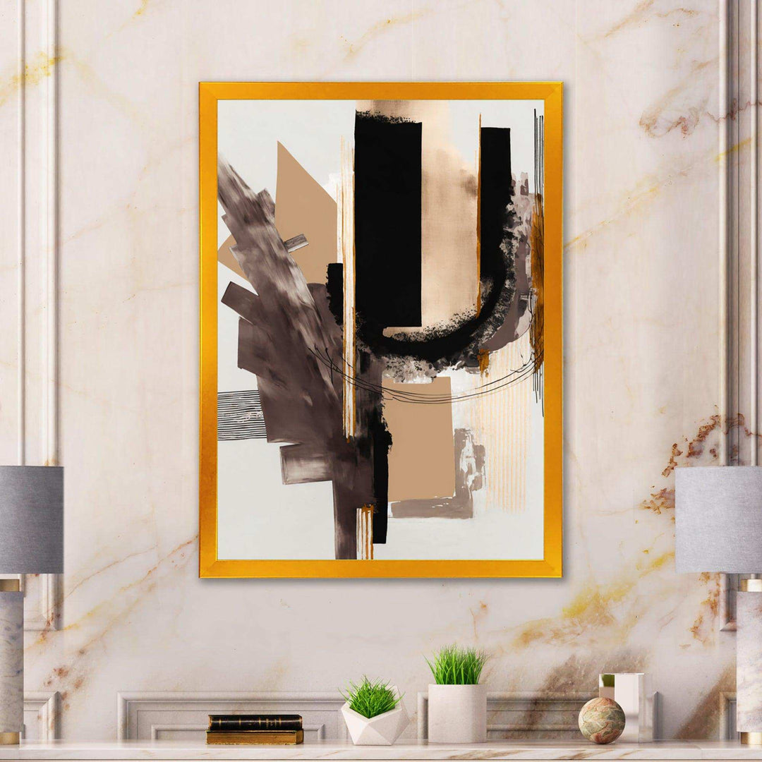 Warm Watercolor Abstract I - Modern Wall Art Prints