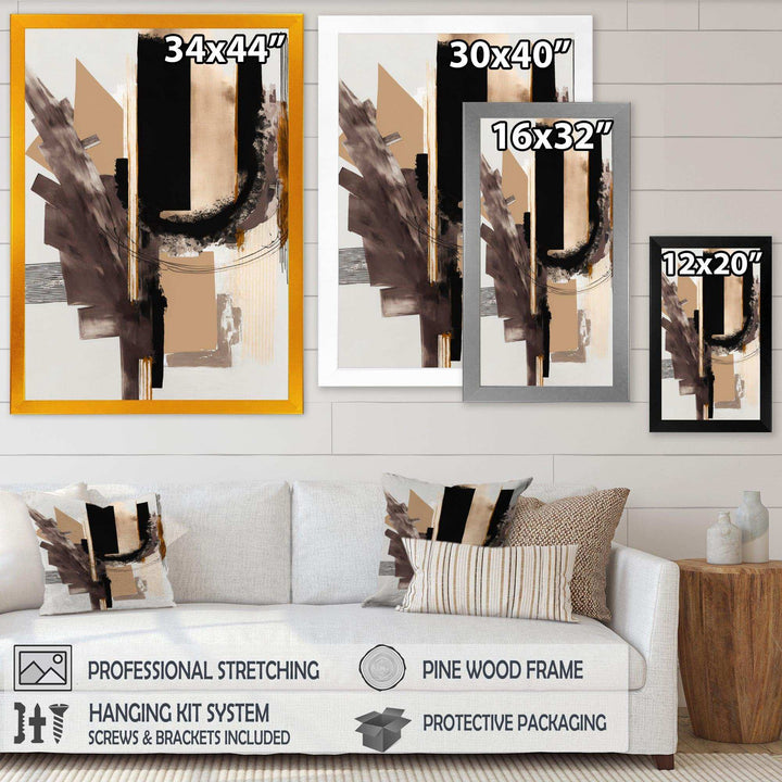 Warm Watercolor Abstract I - Modern Wall Art Prints