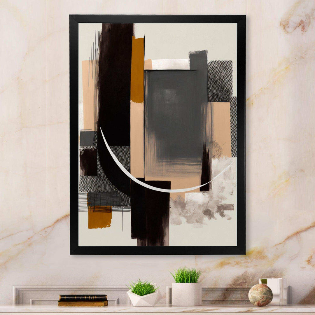 Warm Watercolor Abstract II - Modern Canvas Wall Art