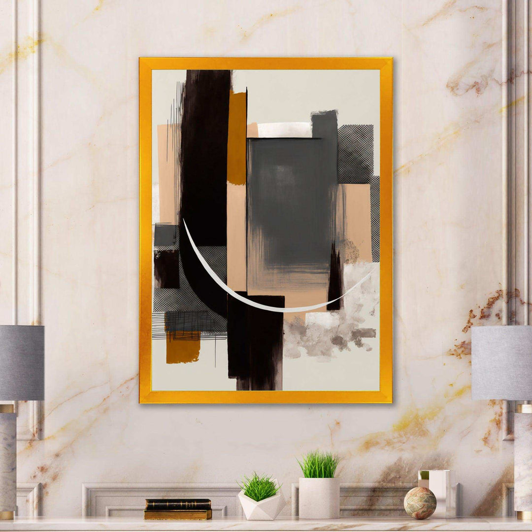 Warm Watercolor Abstract II - Modern Canvas Wall Art