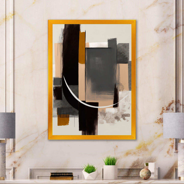 Warm Watercolor Abstract II - Modern Canvas Wall Art