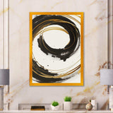 Black And Gold Curves I