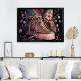 Floral Pink Sneakers Art I