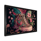 Floral Pink Sneakers Art I