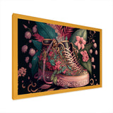 Floral Pink Sneakers Art I