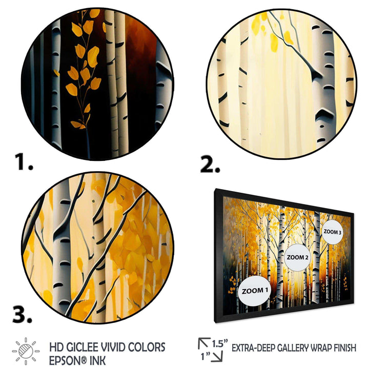 Into A Golden Birch Forest II
