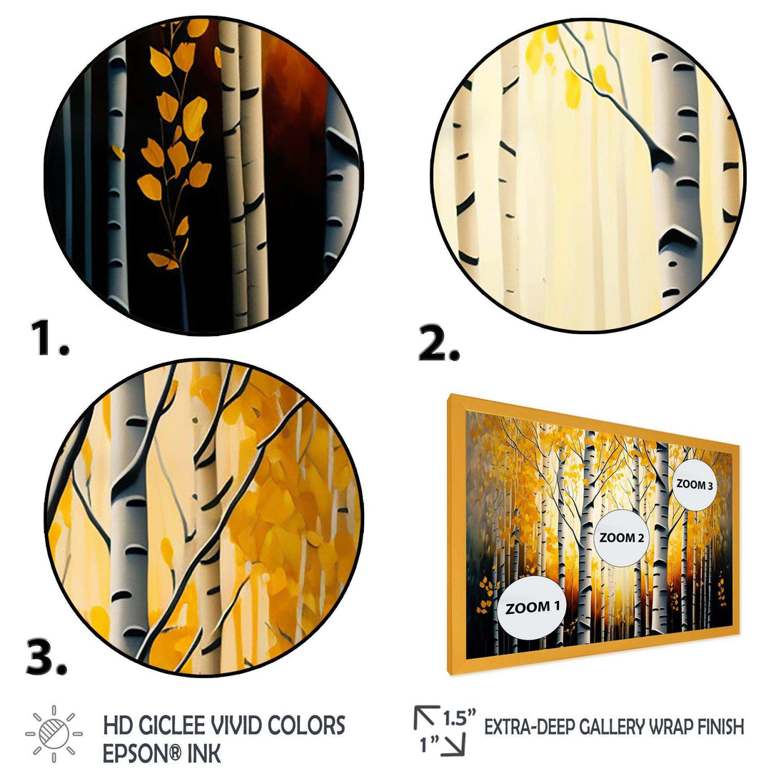 Into A Golden Birch Forest II
