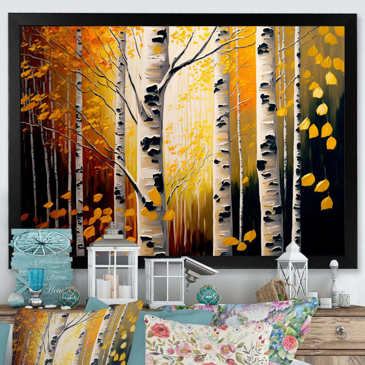 Into A Golden Birch Forest III