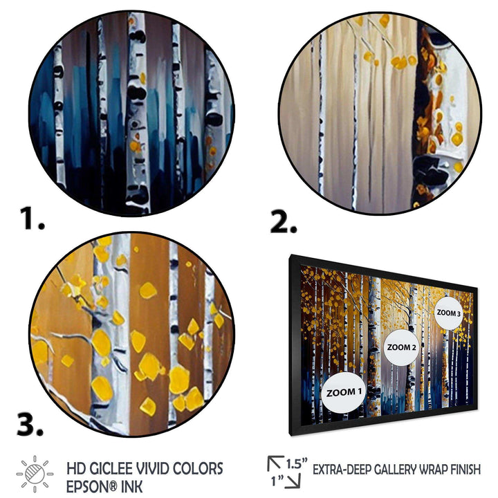 Into A Golden Birch Forest VII