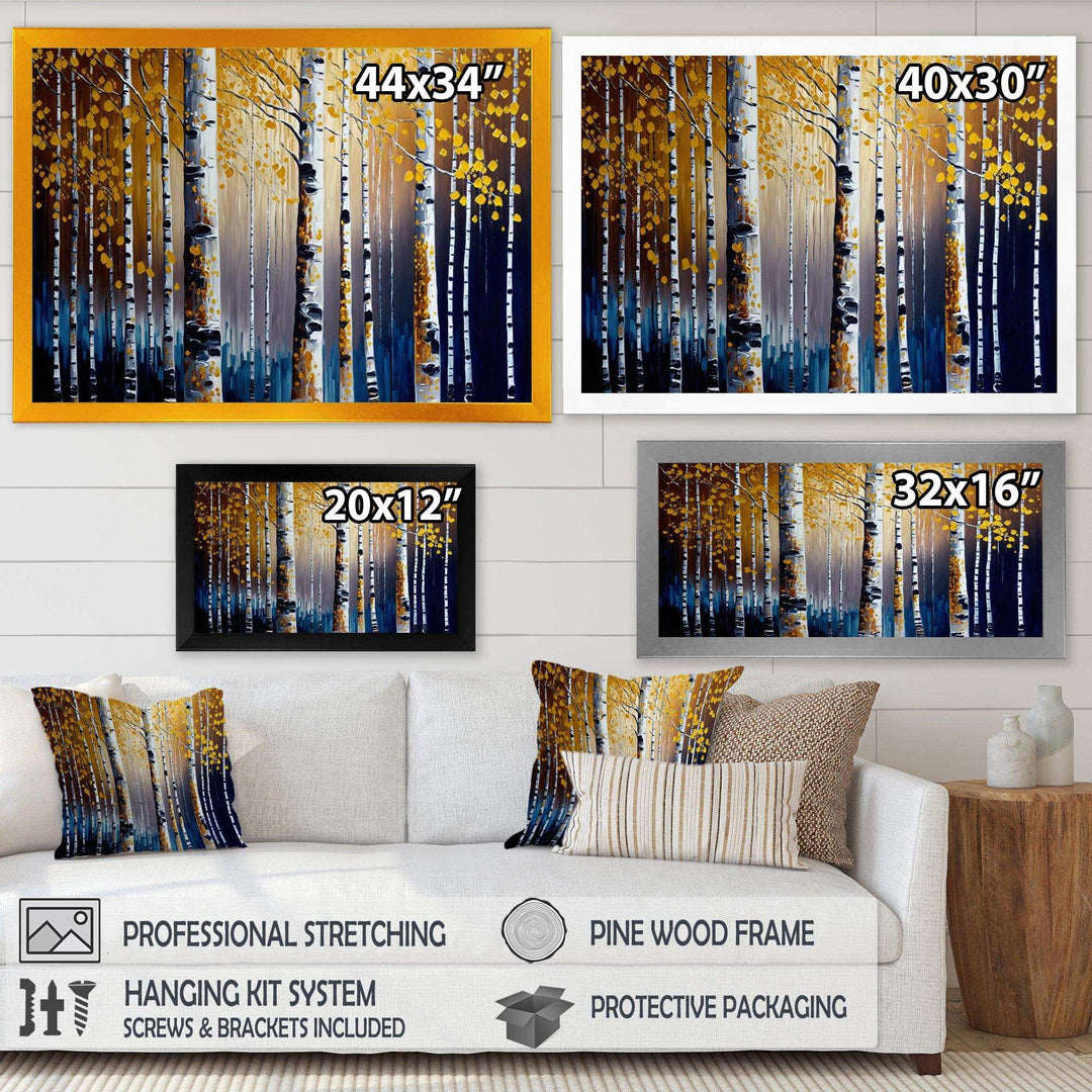 Into A Golden Birch Forest VII