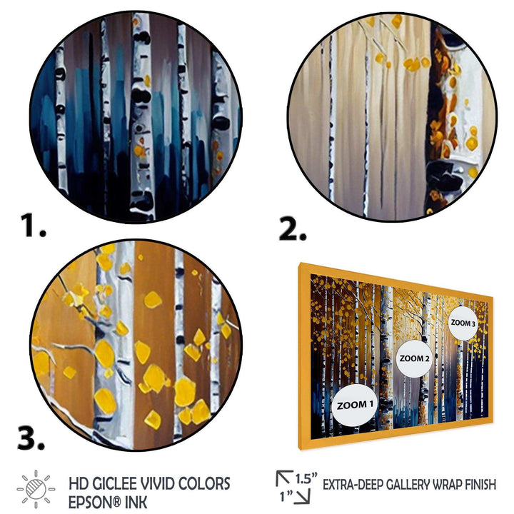 Into A Golden Birch Forest VII