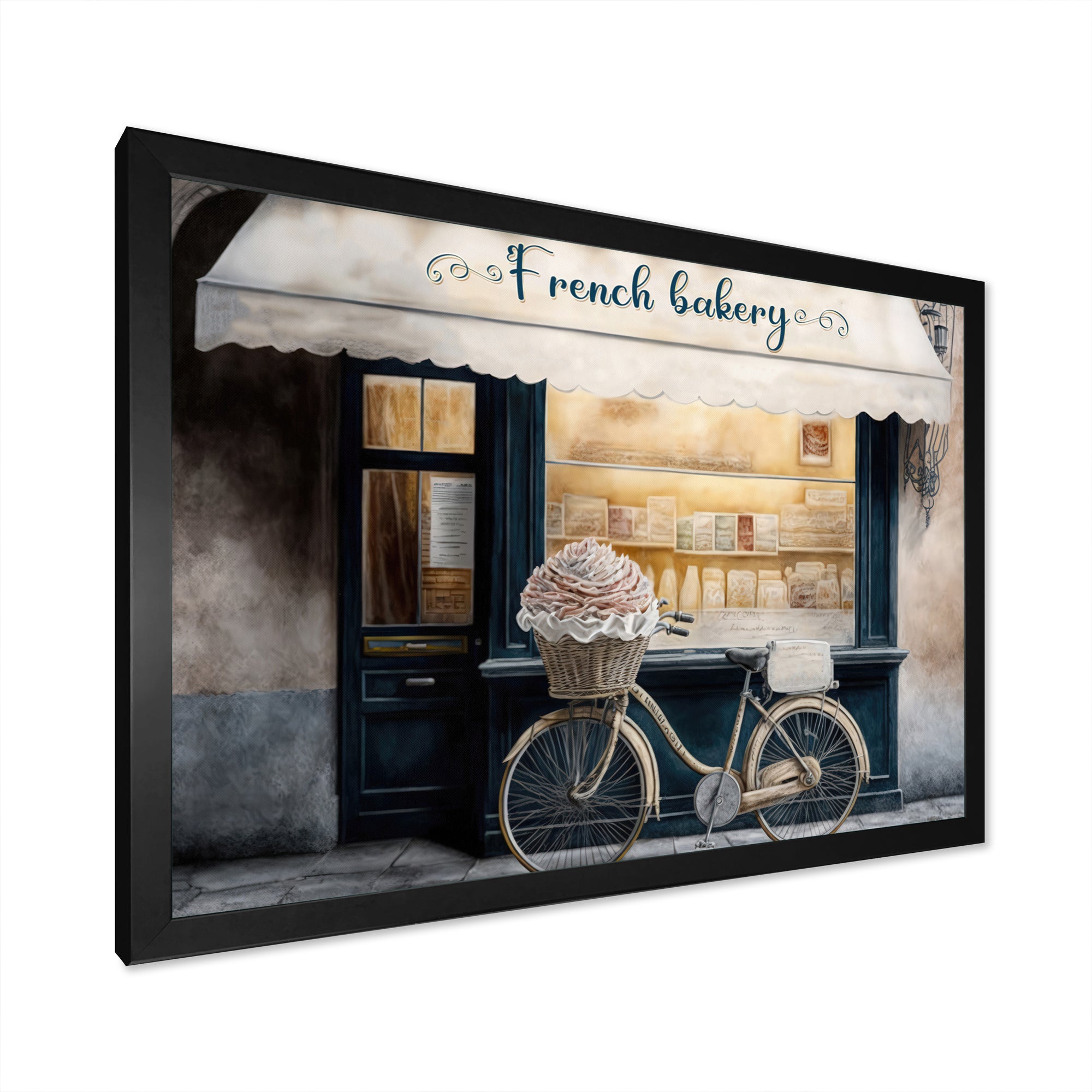 Bicycle In Front A French Bakery IV
