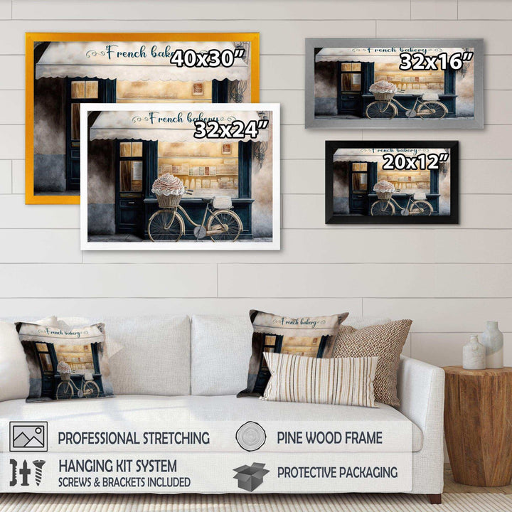 Bicycle In Front A French Bakery IV