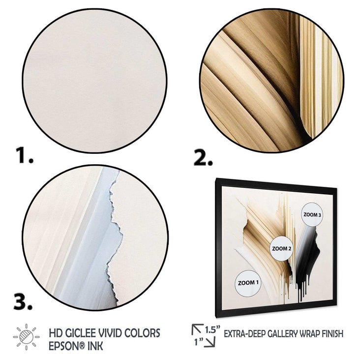 Minimalism Pink And Gold Cubic Fusion IV - Modern Living Room Wall Decor