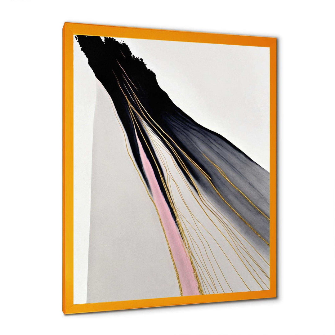 Minimalism Pink And Gold Cubic Fusion VI - Modern Wall Art Prints