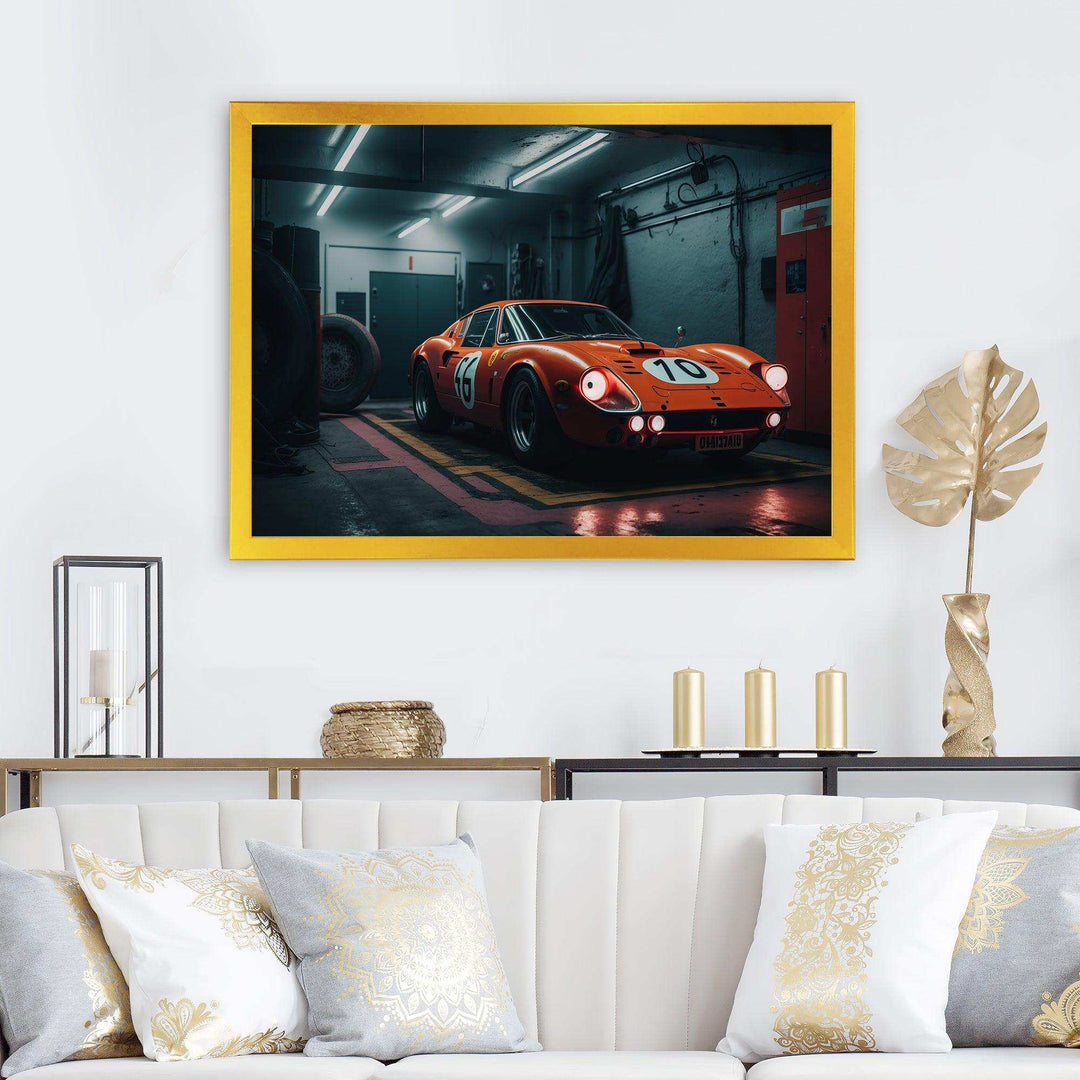 Orange Exotic Car Photography