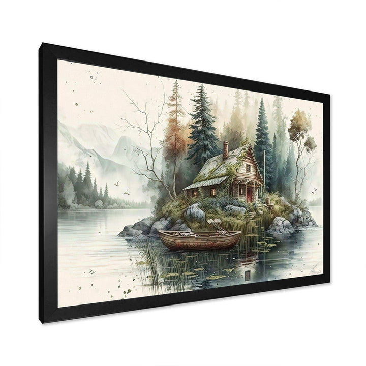 Fishing House By The Lake I