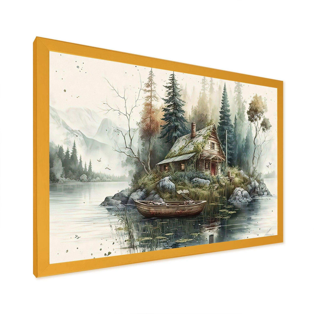 Fishing House By The Lake I