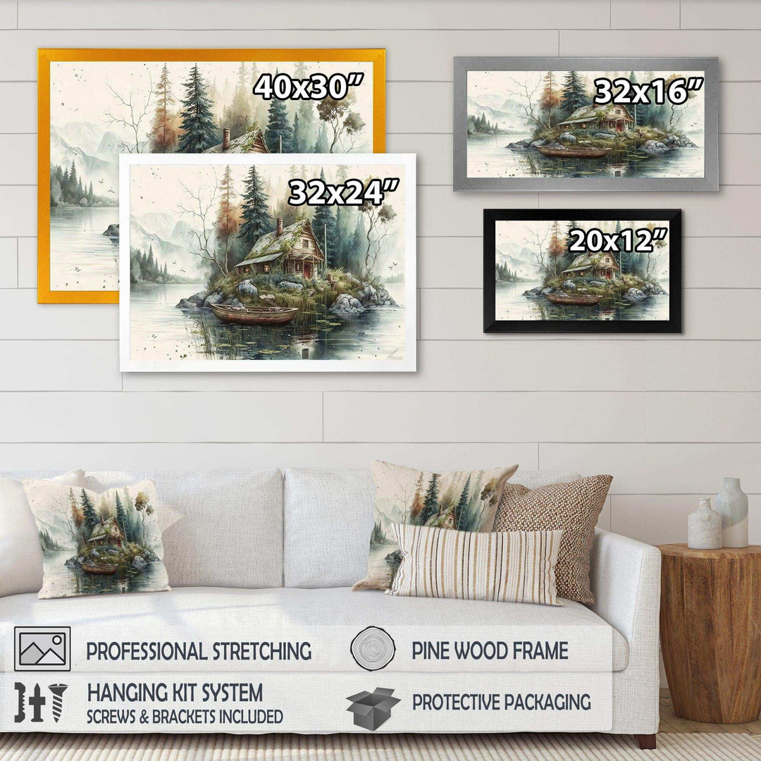 Fishing House By The Lake I