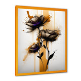 Orange Daisy Flower On Abstract Fusion II