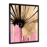 Pink Gerbera Flower On Abstract Fusion I