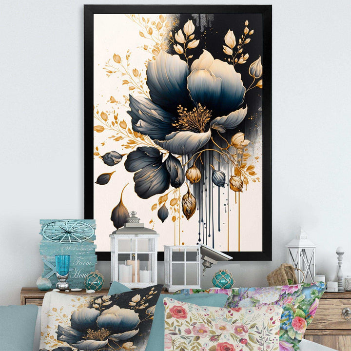 Blue And Gold Crocus Bunch II
