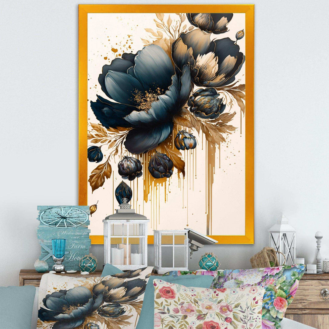 Blue And Gold Crocus Bunch V