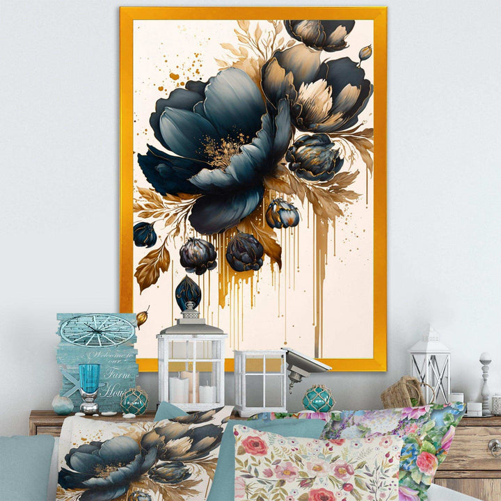 Blue And Gold Crocus Bunch V