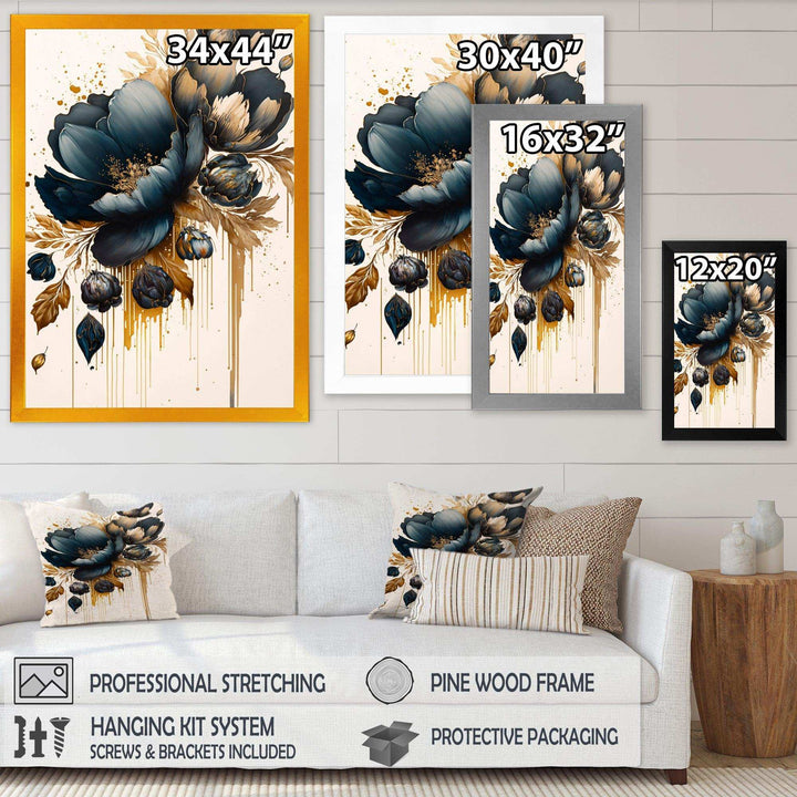 Blue And Gold Crocus Bunch V