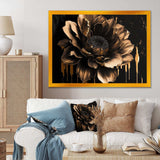 Black And Gold Dahlia