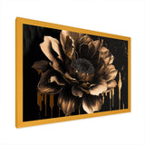 Black And Gold Dahlia