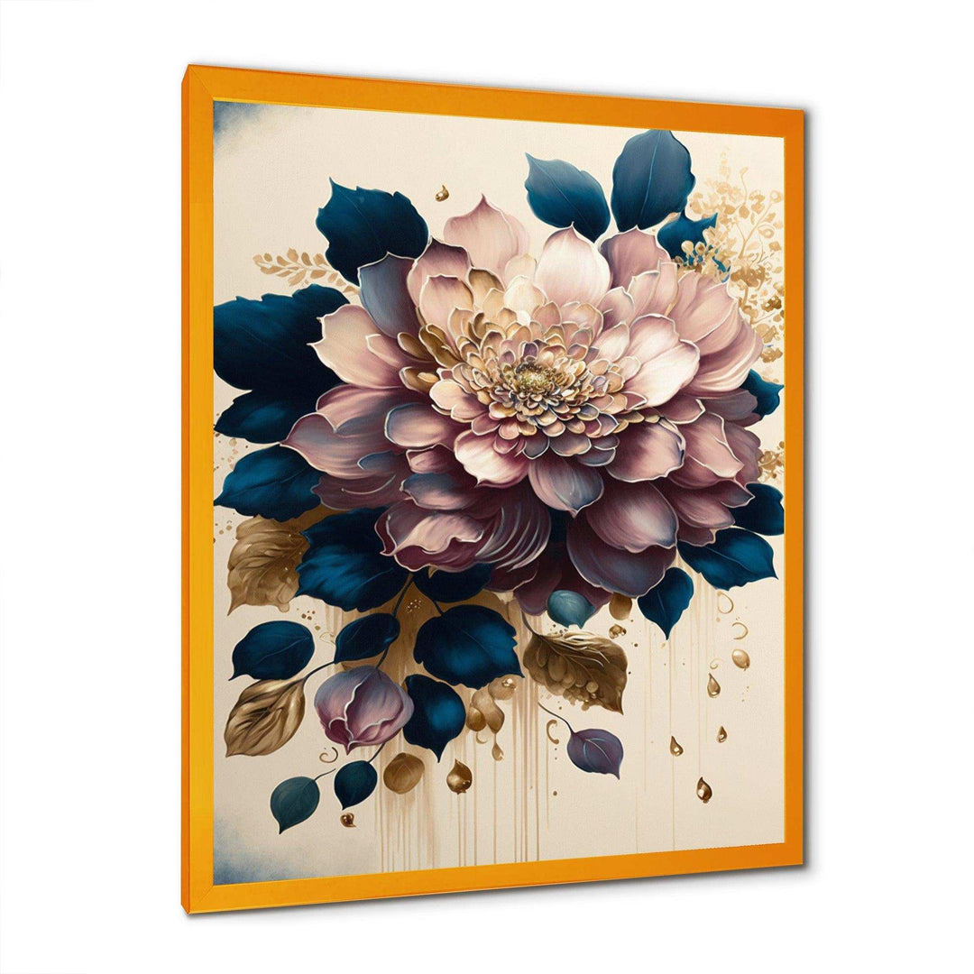 Deep Pink Dahlia Floral Design I