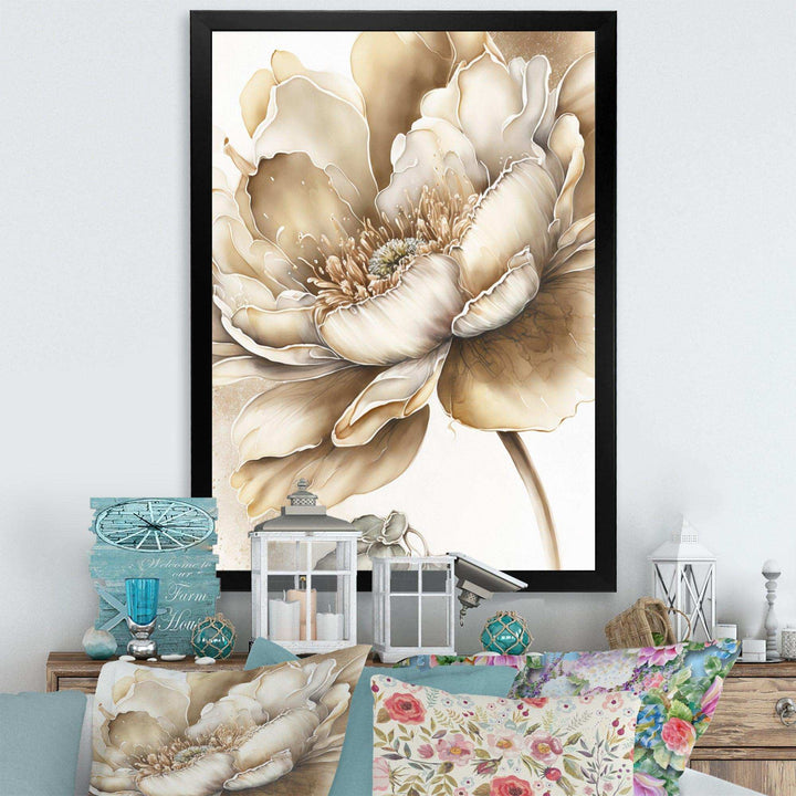 Indigold Beige Flower IV