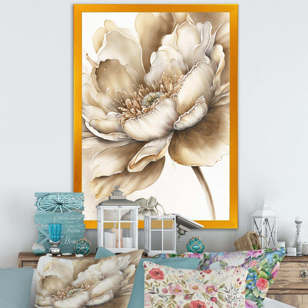 Indigold Beige Flower IV