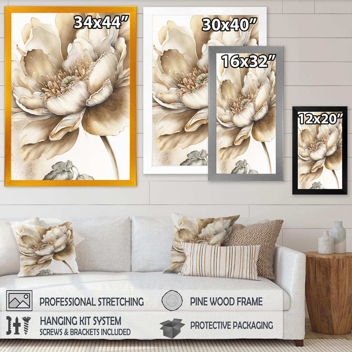 Indigold Beige Flower IV