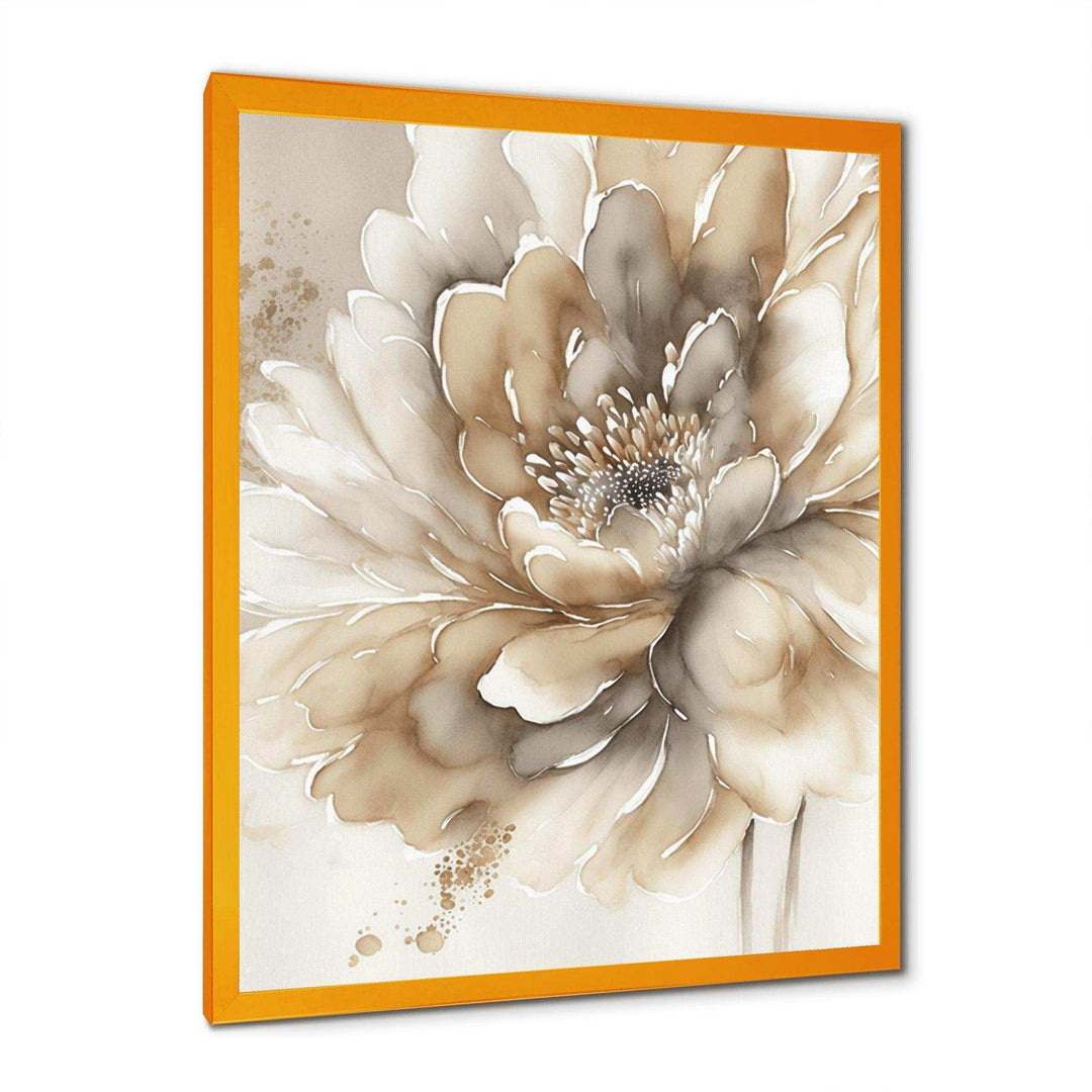 Single Beige Flower IV