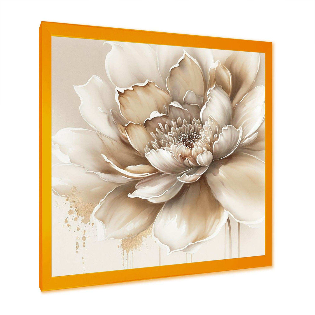 Blooming Beige Floral Design III