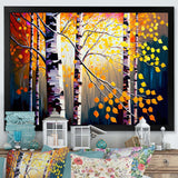 Autumn Birch Trees Forest I