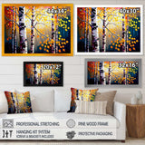 Autumn Birch Trees Forest I