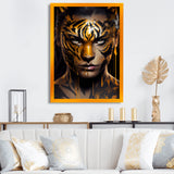 Black And Gold Tiger Woman III