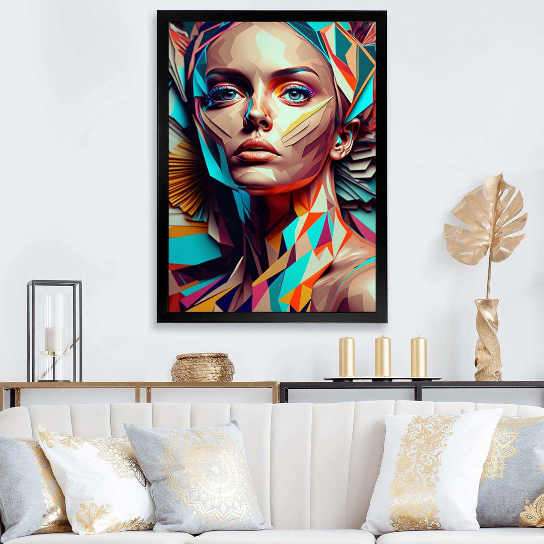 Cubic Woman Portrait I